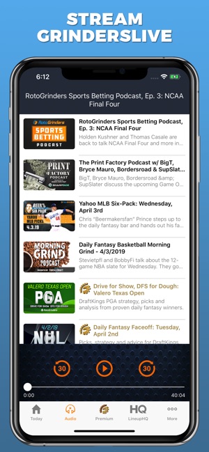 RotoGrinders Daily Fantasy(圖5)-速報App