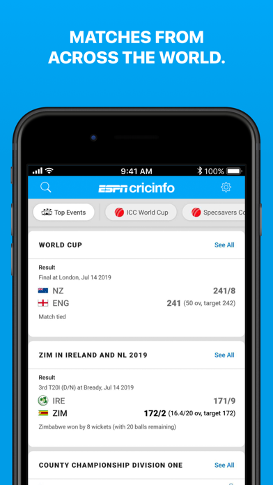 ESPNcricinfo Screenshot 5