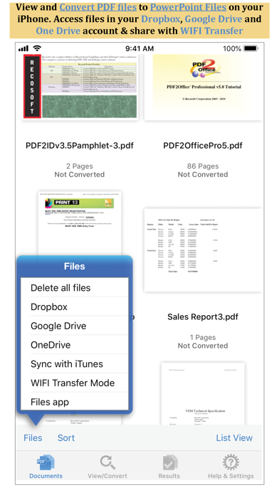 How to cancel & delete PDF to PowerPoint - PDF2Office from iphone & ipad 1