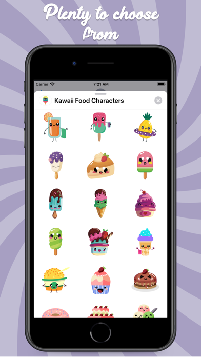 Kawaii Food Characters screenshot 4