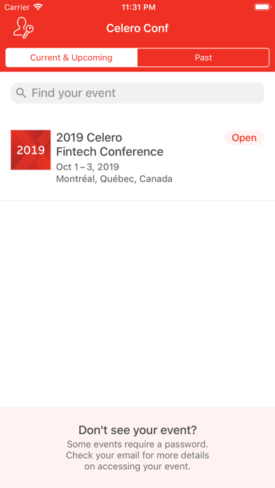 Celero Fintech Conference screenshot 2