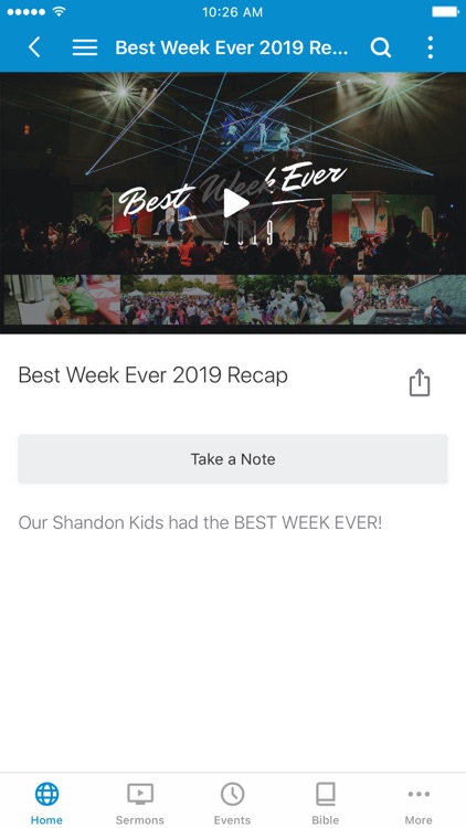 Shandon Baptist Church App