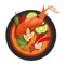 This is a beautiful set of food iMessage stickers