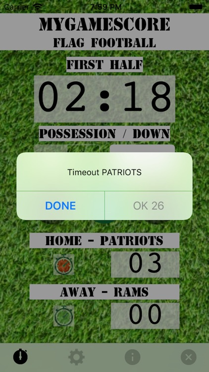 MyGameScore Flag Football screenshot-4