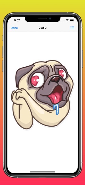 Funny Pug Stickers Pack(圖4)-速報App