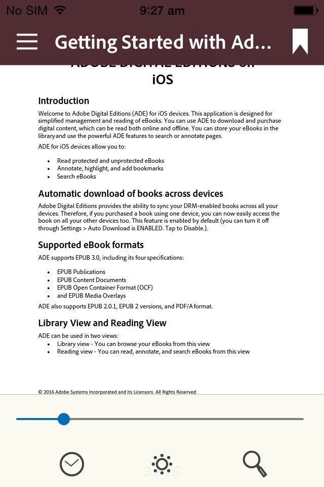 Adobe Digital Editions screenshot 2