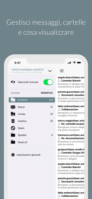 SCARICARE POSTA CERTIFICATA SU IPHONE