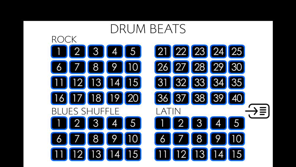 drum beats for guitar practice app