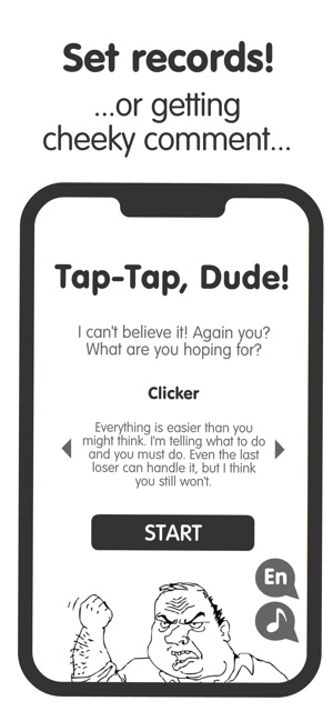 Tap-tap, Dude! Hard IQ Clicker