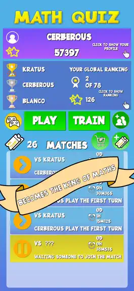 Game screenshot Math Quiz Online mod apk