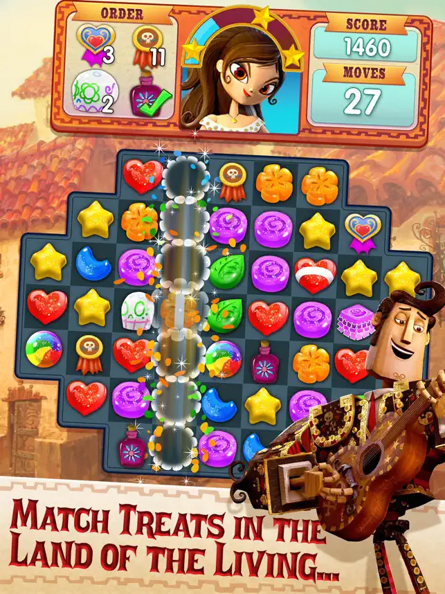 Screenshot 1 Sugar Smash: Book of Life iphone
