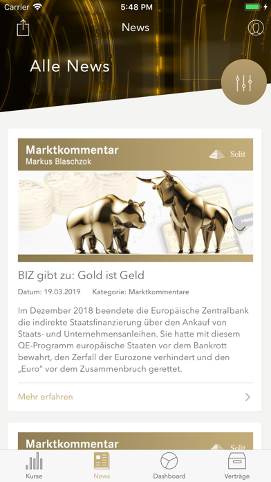 SOLIT Goldpreis & Edelmetalle screenshot 4
