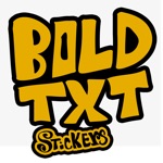 Bold TXT Stickers