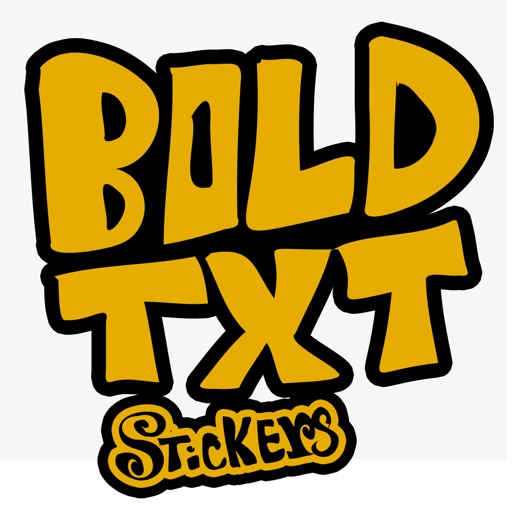 Bold TXT Stickers