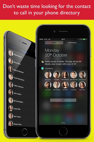Favorite Contacts Widget screenshot 2
