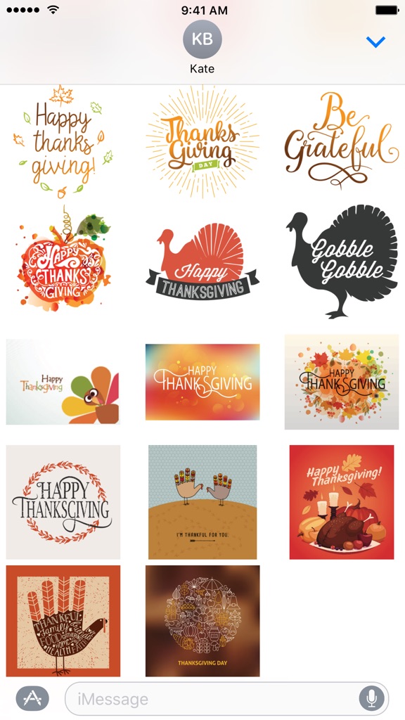 【图】Thanksgiving Day Stickers(截图3)