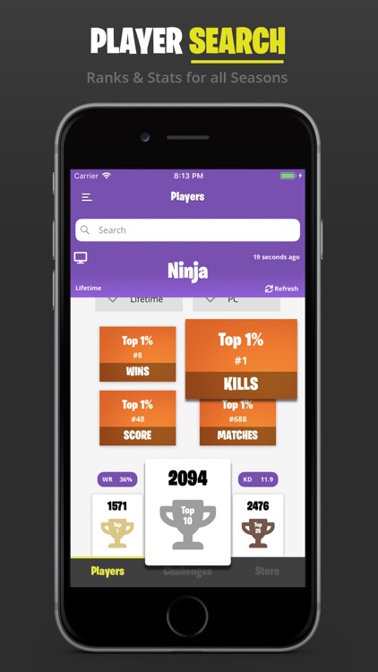 TraX - Tracker for Fortnite screenshot-0