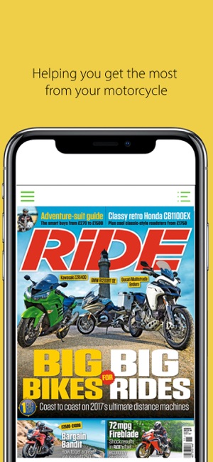 RiDE: The Motorcycle Magazine(圖1)-速報App