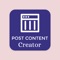 Post and Content Creator app is best post and content editing app to create and share post on social media
