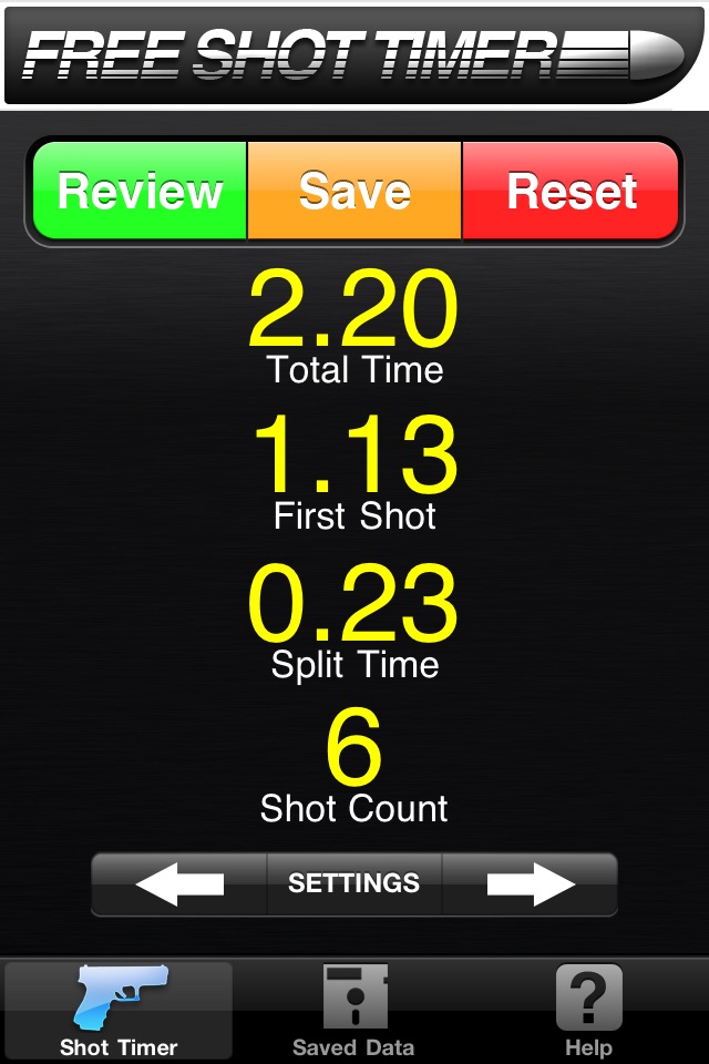 Gun Shot Timer screenshot 2