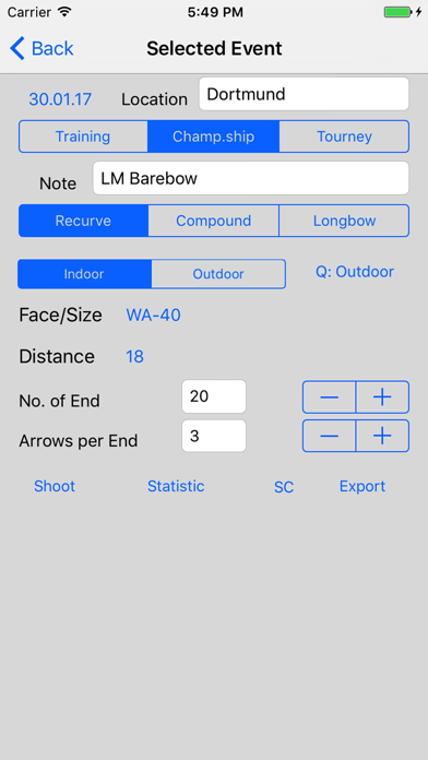 AAA - Archery Analysis App screenshot 2