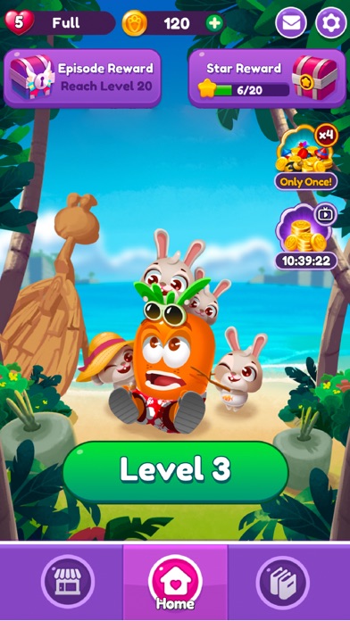 Bunny Pop Blast screenshot1