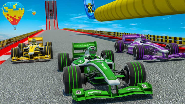 Superhero Formula Racing Cars