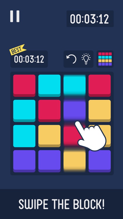 Flat Cube : 2D Cube Puzzle screenshot-1