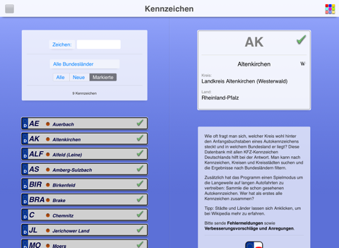 Kennzeichen Lite - náhled