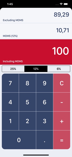 Swedish MOMS Calculator(圖5)-速報App