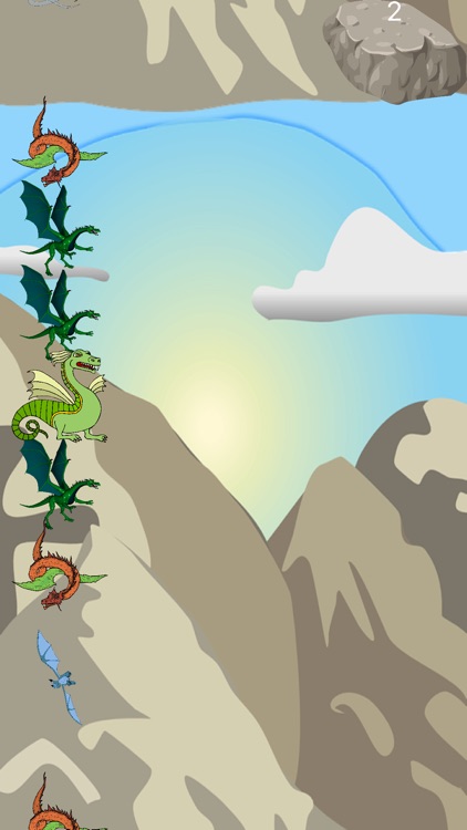 Dragon flight: Mountains