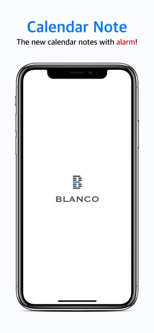 Blanco - Calendar Note