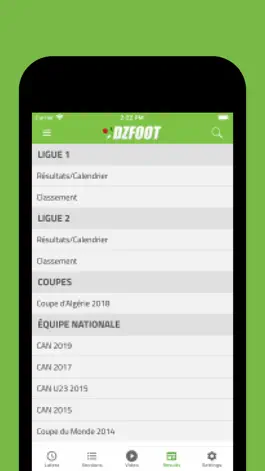 Game screenshot DZfoot apk