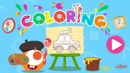 Game screenshot CandyBots Coloring - Baby Game mod apk