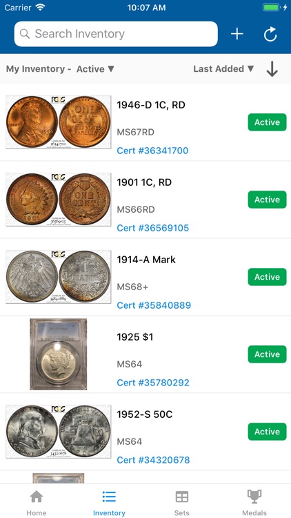 PCGS Set Registry