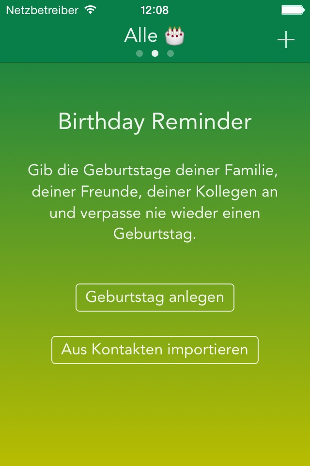 Peculiar Cat Birthday Reminder screenshot 2