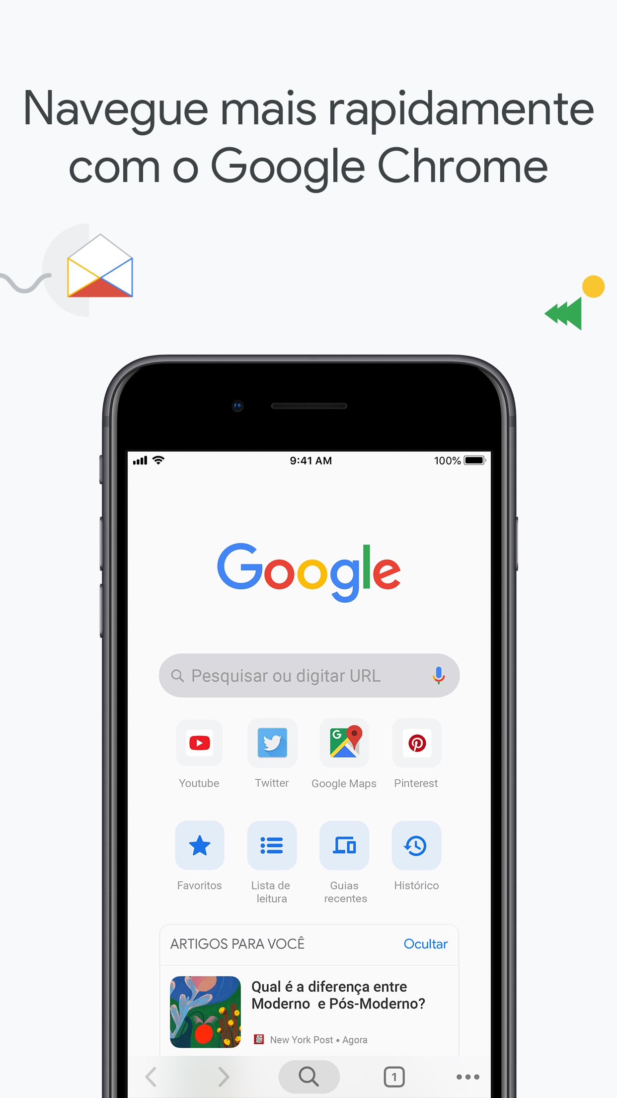 Screenshot do app Google Chrome