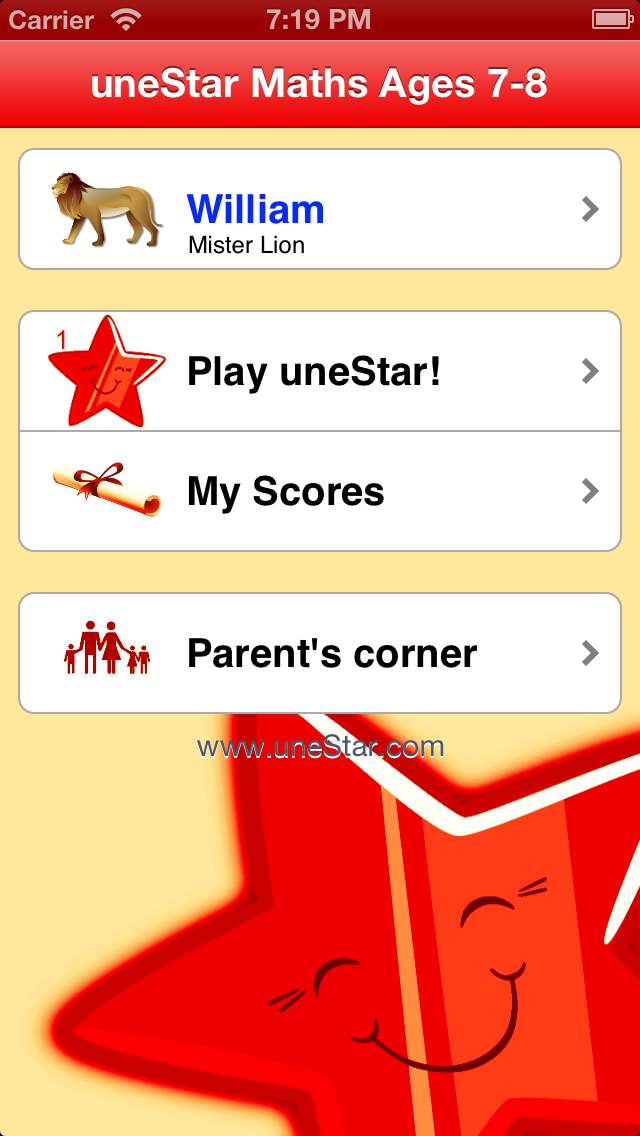 Screenshot #1 pour uneStar Maths Ages 7-8