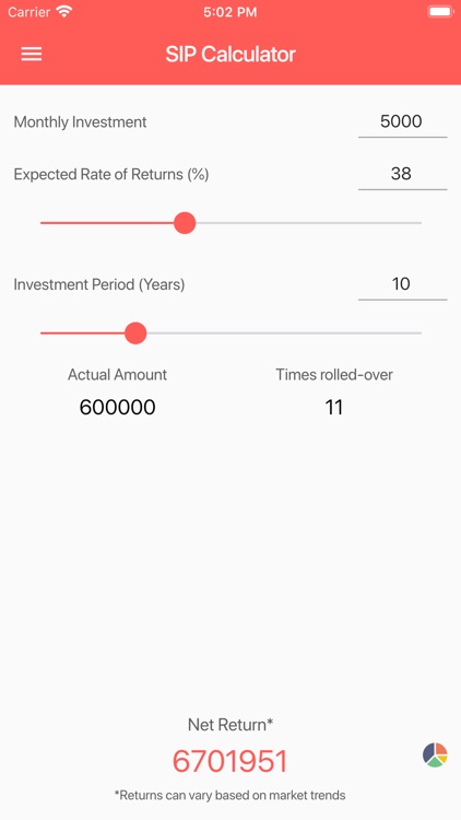 SIP Calculator-App