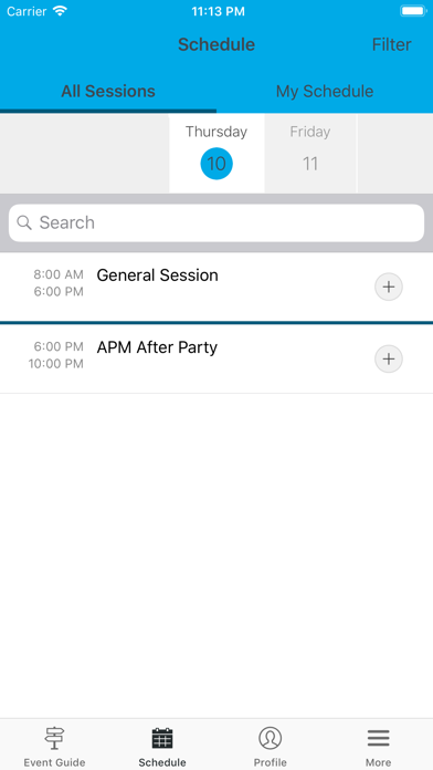 APM Events screenshot 4