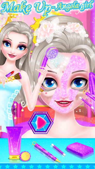 How to cancel & delete Make Up Salon - Angela Princess dress up from iphone & ipad 2