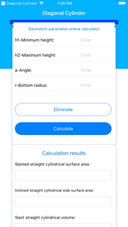 Diagonal Cylinder