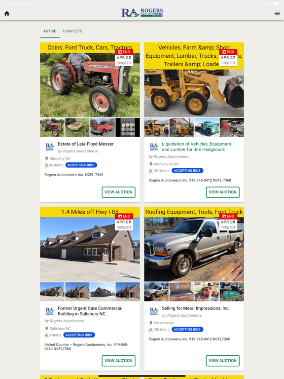 Screenshot #6 pour Rogers Auctioneers