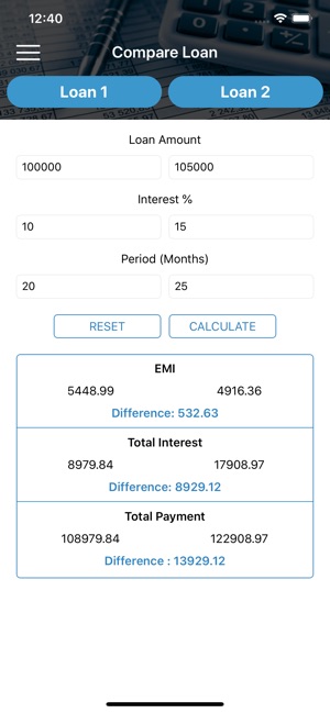 Smart EMI Calculator(圖4)-速報App