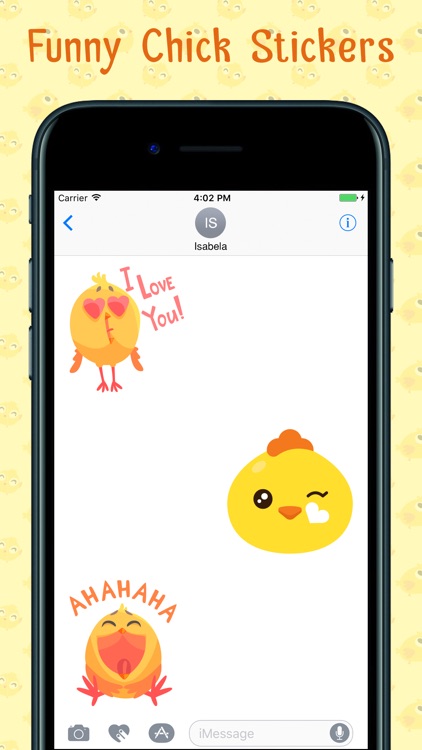 Funny Chick Stickers