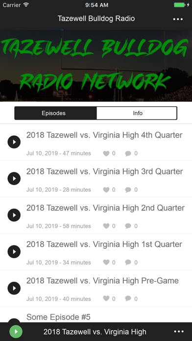 Tazewell Bulldog Radio Network screenshot 2