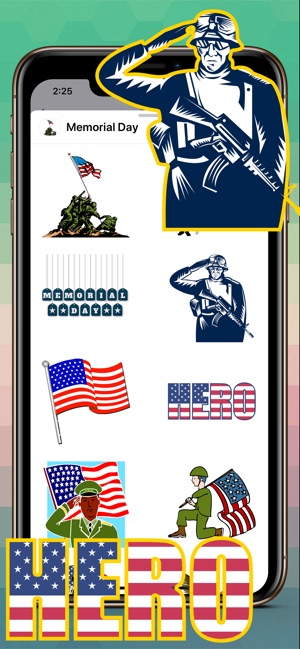 Memorial Day HD Stickers(圖2)-速報App