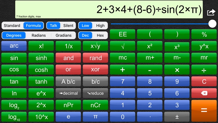 Talking Scientific Calculator