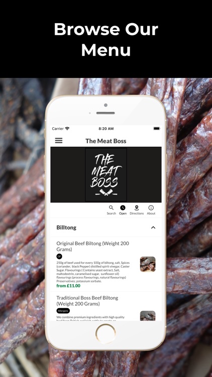 The Meat Boss - Biltong