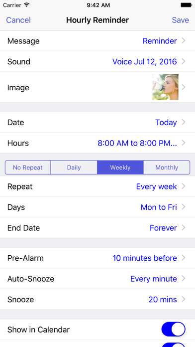 Reminders With Voice Reminder review screenshots